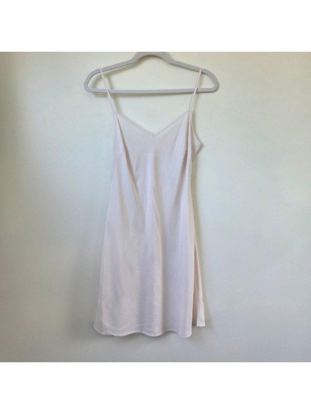 Anthropologie Romantic White Cotton Slip Chemise Size 00P